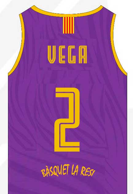 Vega - Dorsal #2 - Bàsquet La Resi