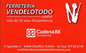 Ferreteria Vendelotodo Calafell